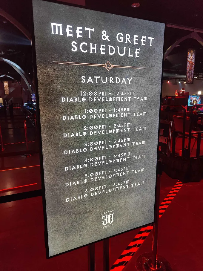 BlizzCon Meet and Greet Times and Dates