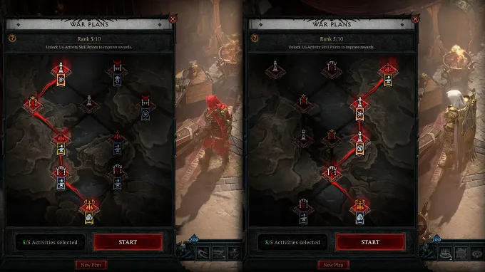 Diablo 4 Season 15 War Plan progress being shared between two characters