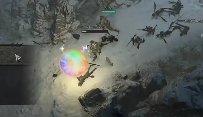 Diablo 4 Season 15 Portal spawn by a Goblin ot enter Whimsyshire