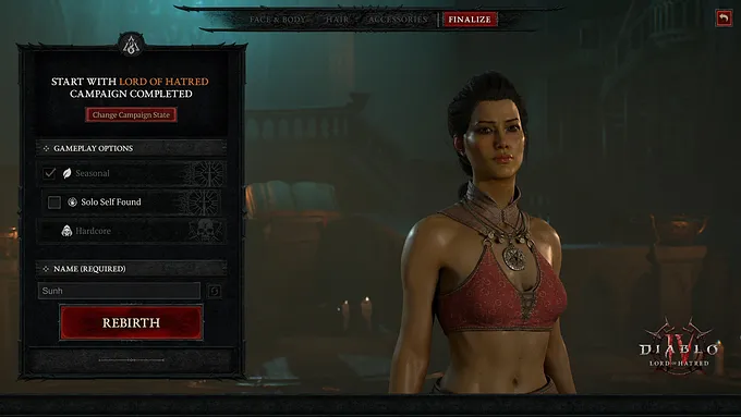 Season 15 Rebirth system