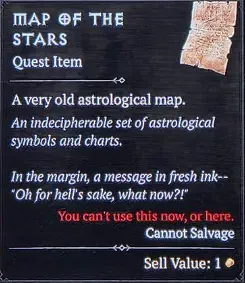Diablo 4 Maps of the Stars item