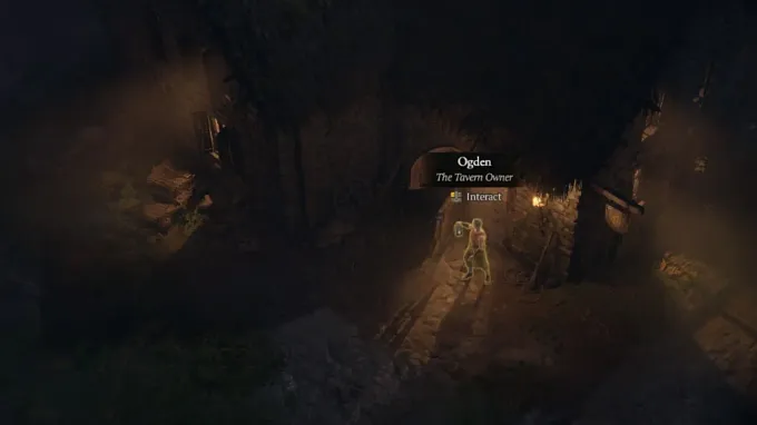 Diablo 4 NPC named Ogden located in Tristram near the fountain