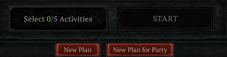 Diablo 4 War Plan Party Reroll option.