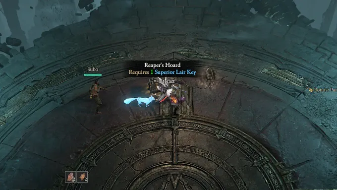 Diablo 4 inside the Pandeminium threshold in front of the chest after killing the boss