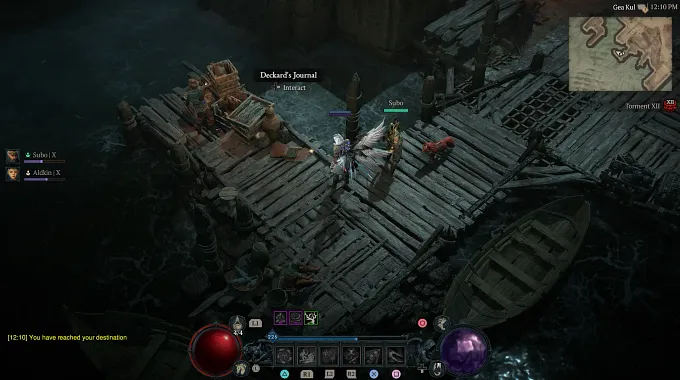 Diablo 4 example of one of Deckard Cain's Journal you can find on the floor